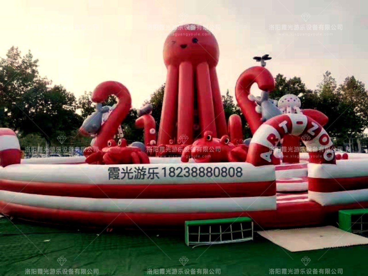 广东章鱼充气城堡